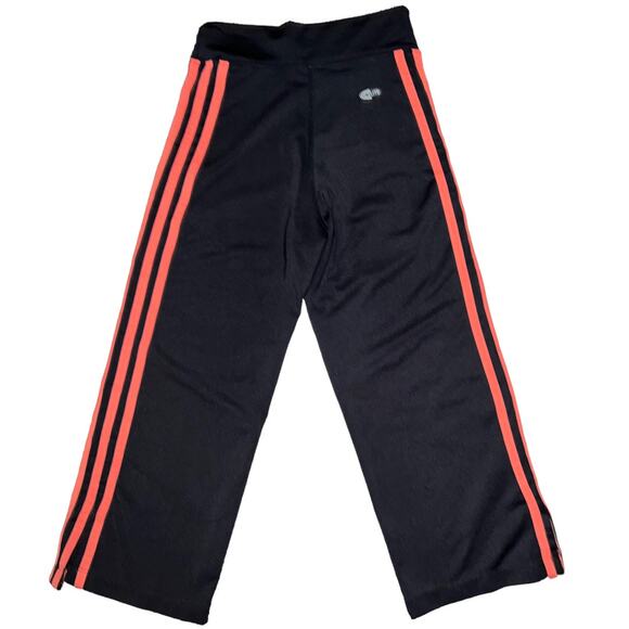 Adidas Workout Capris Black Climalite Stretch Yoga Pants - Picture 7 of 12